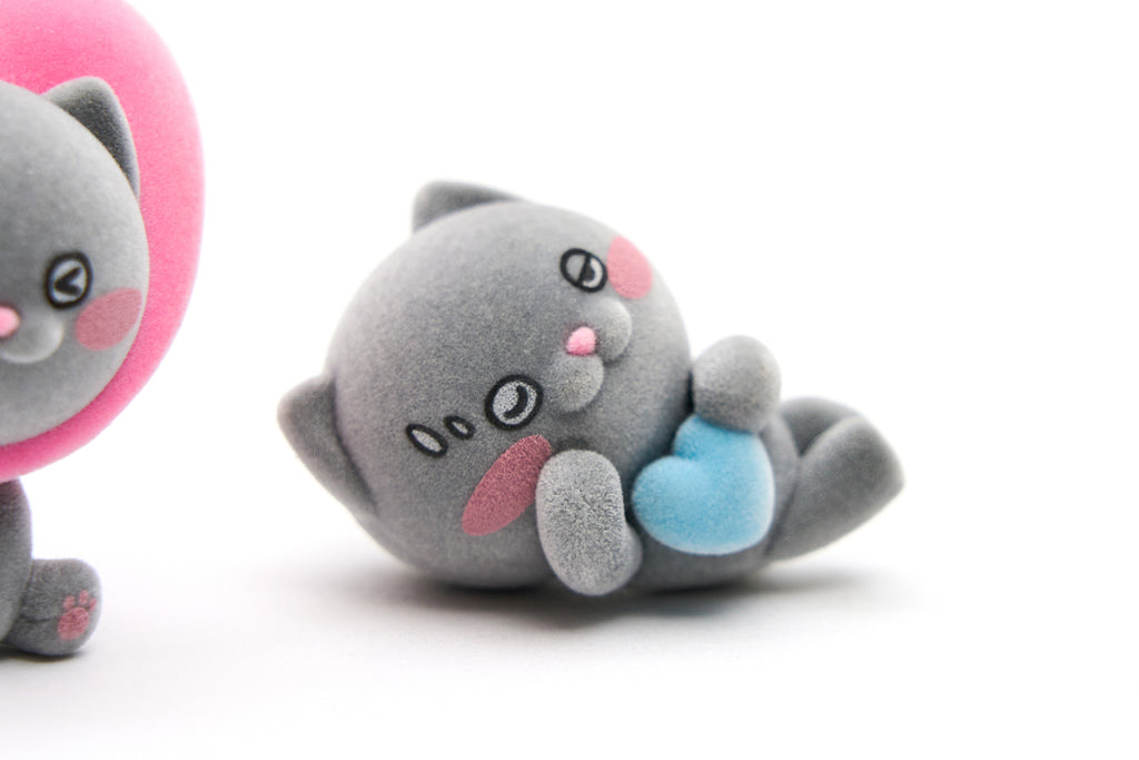 CATXMAN 'LOVE' SERIES FLOCKING FIGURES BLIND BOX (BOX SET 6 PIECES)