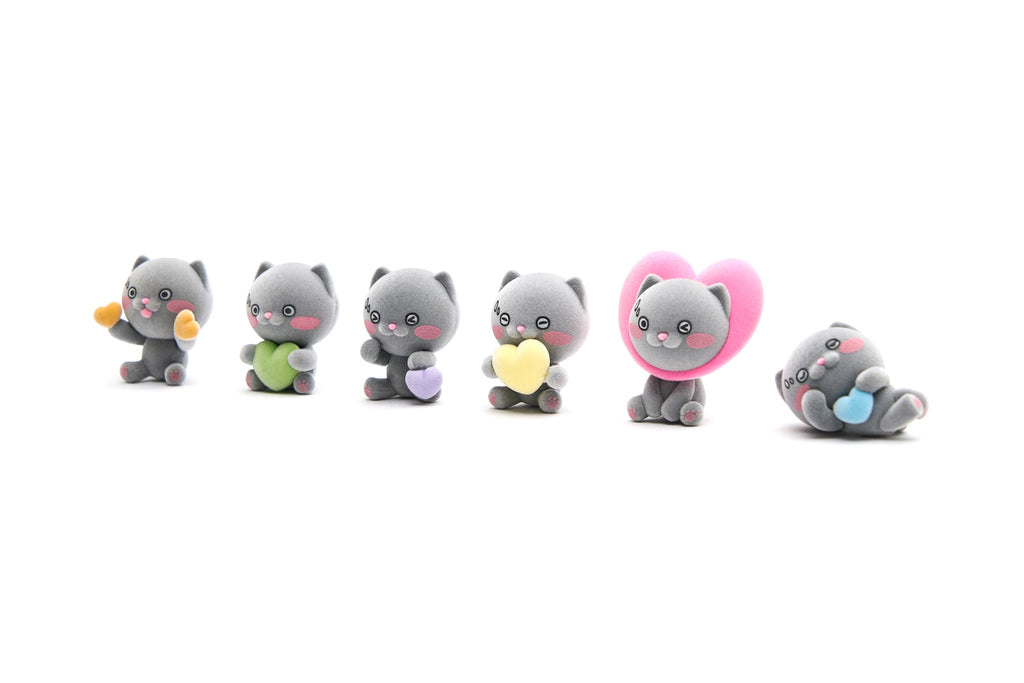 CATXMAN 'LOVE' SERIES FLOCKING FIGURES BLIND BOX (1 PIECE)