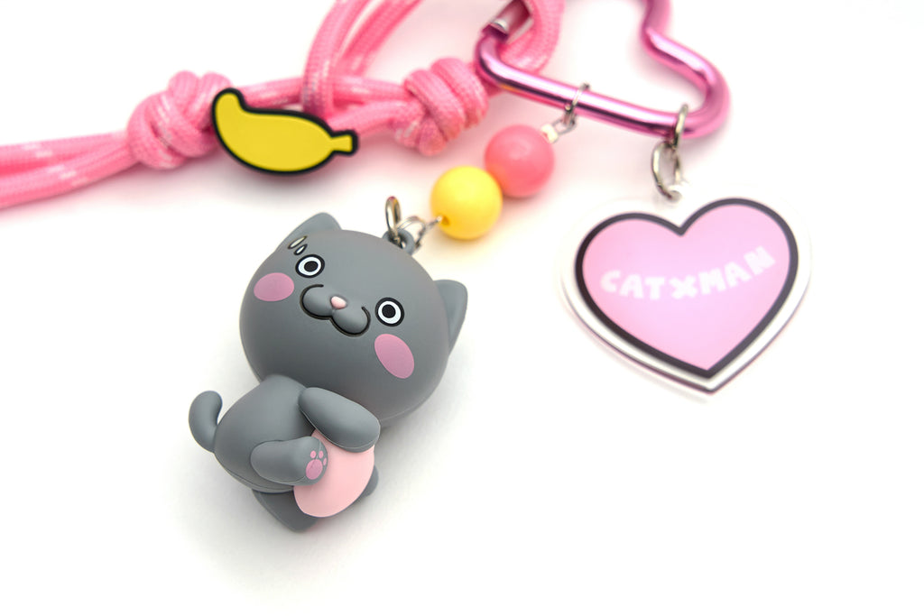 CATXMAN HEART KEY HOLDER