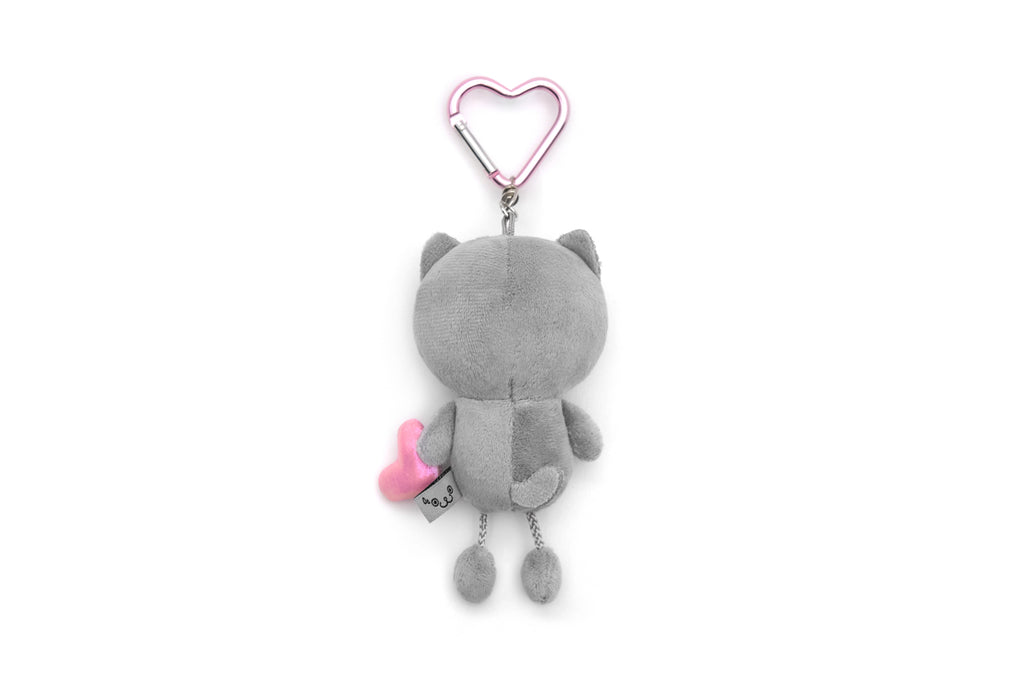 CATXMAN DOT EYES SWINGING LEGS PLUSH KEYCHAIN