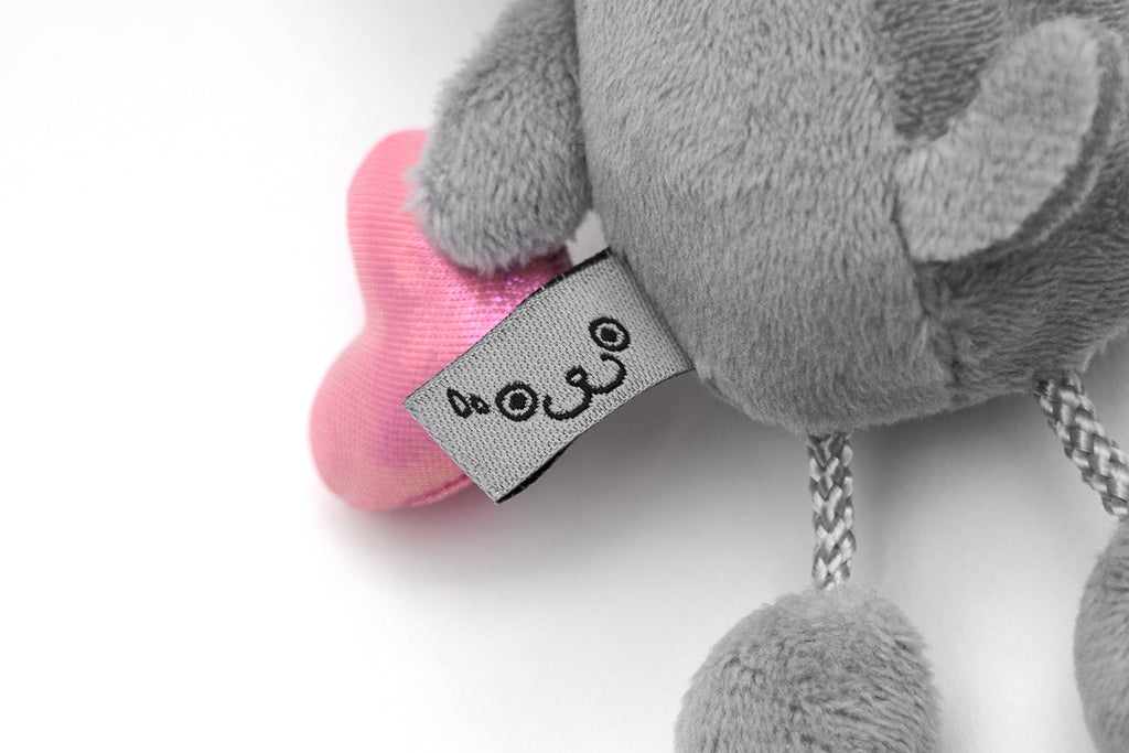 CATXMAN DOT EYES SWINGING LEGS PLUSH KEYCHAIN