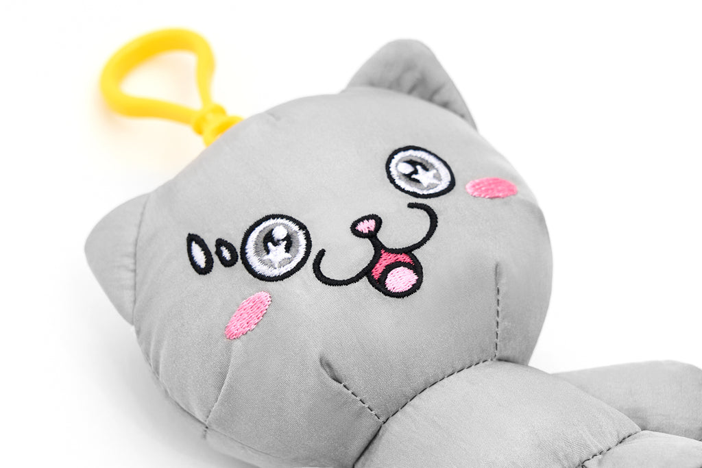 CATXMAN DEWY EYES NYLON PLUSH KEYHOLDER