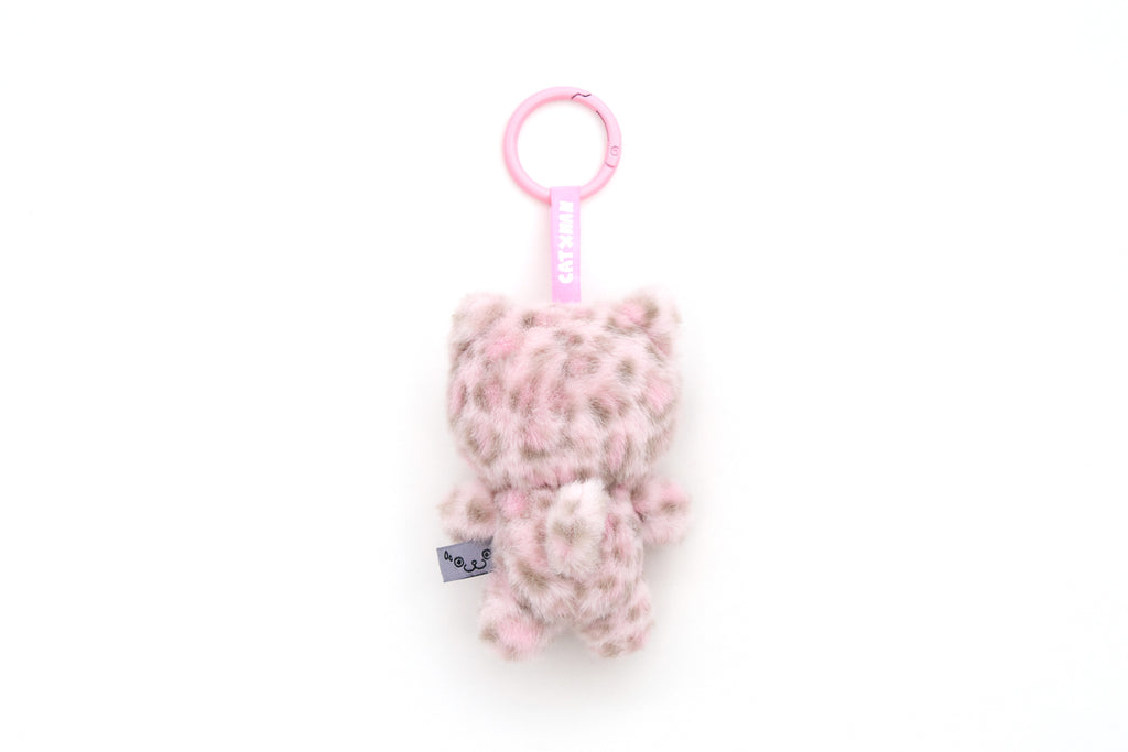 CATXMAN IN PINK LEOPARD COSTUME KEY HOLDER
