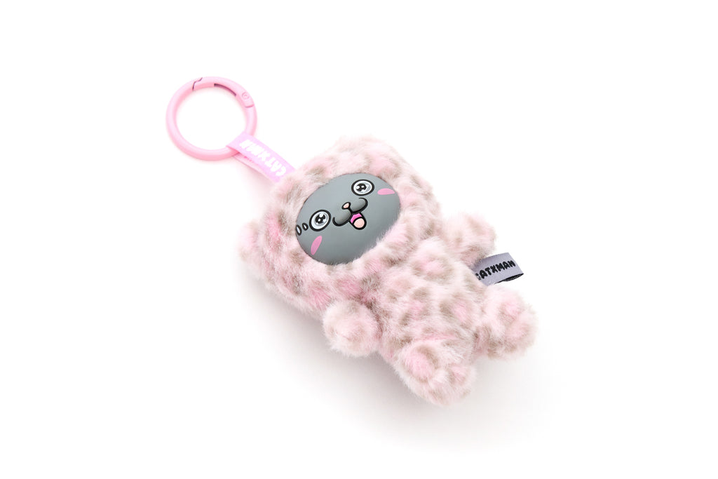 CATXMAN IN PINK LEOPARD COSTUME KEY HOLDER