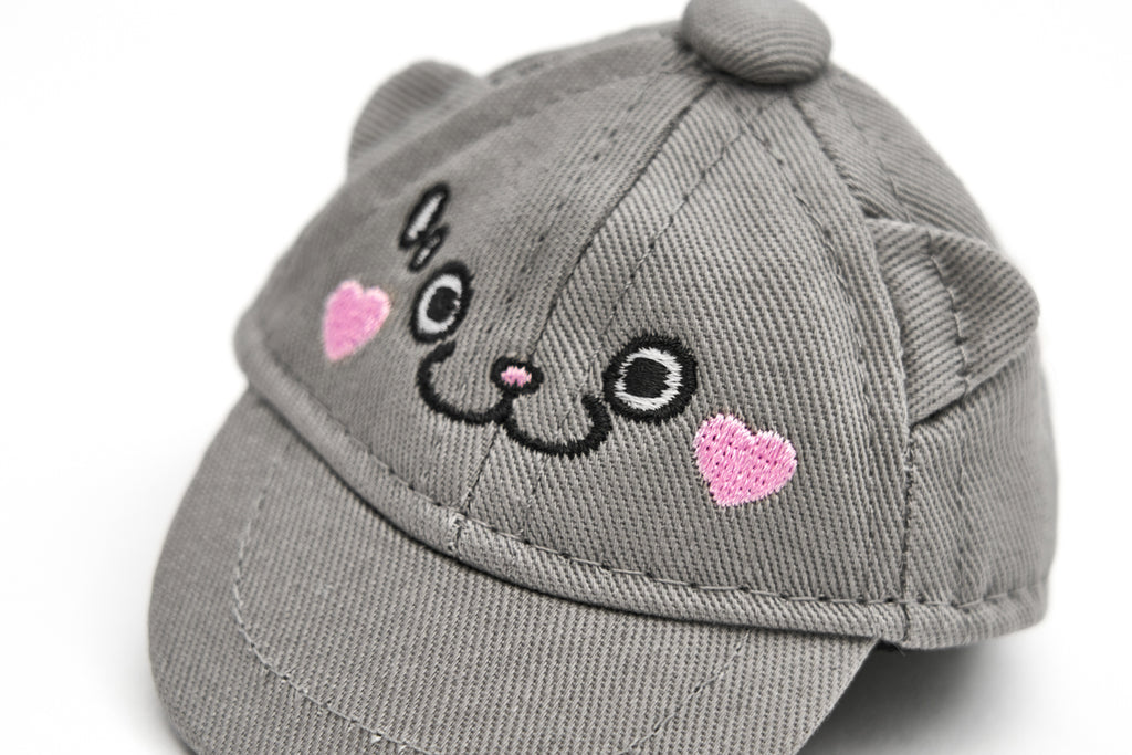 CATXMAN MINI CAP KEY HOLDER IN CLASSIC GREY