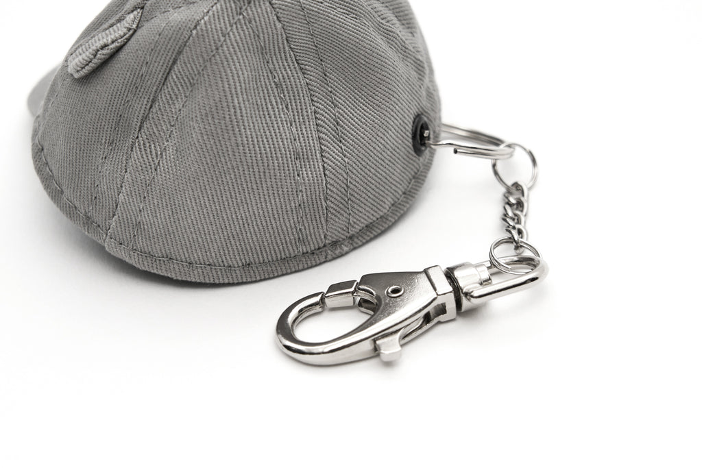 CATXMAN MINI CAP KEY HOLDER IN CLASSIC GREY