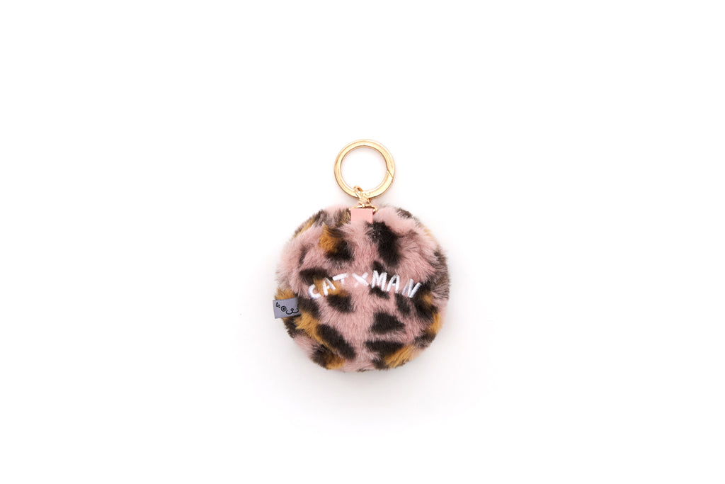 CATXMAN LEOPARD PRINT COINS BAG (PINK)