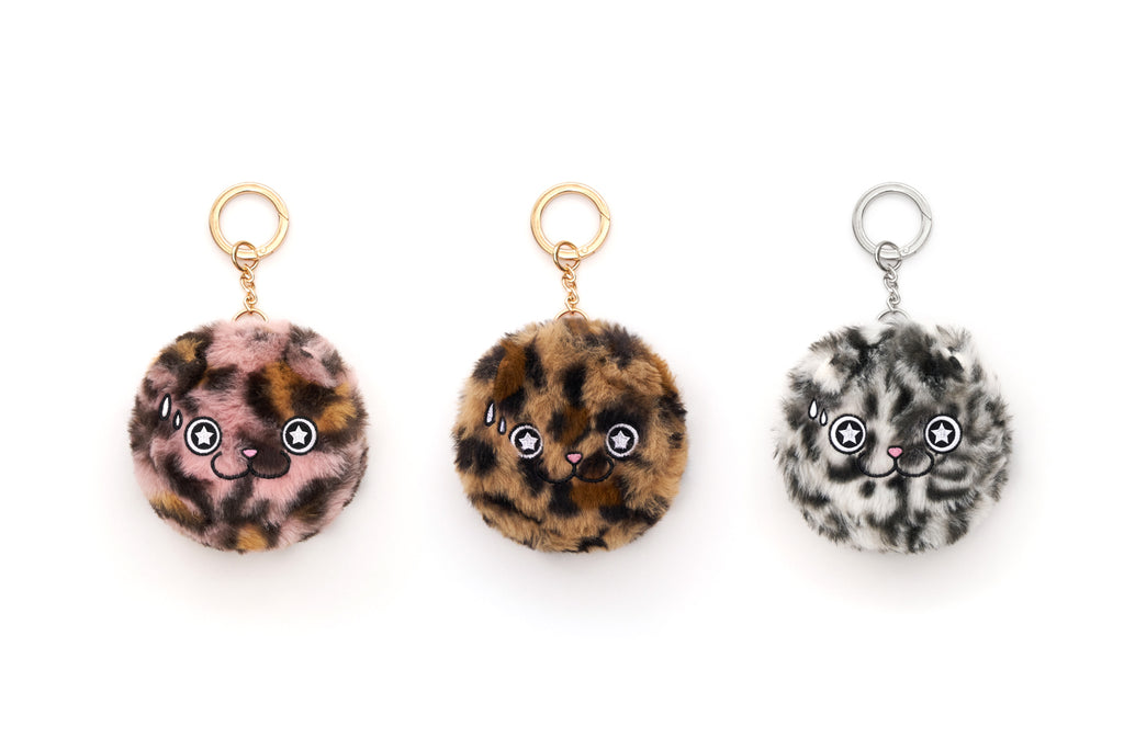CATXMAN LEOPARD PRINT COINS BAG (BLACK & WHITE)