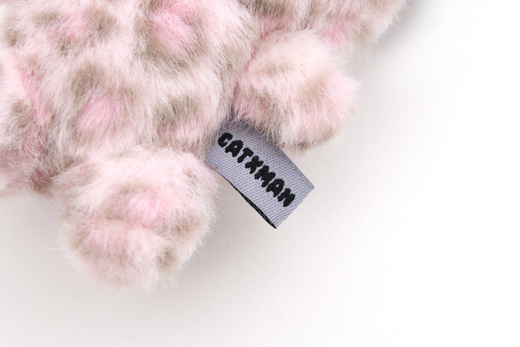 CATXMAN IN PINK LEOPARD COSTUME KEY HOLDER